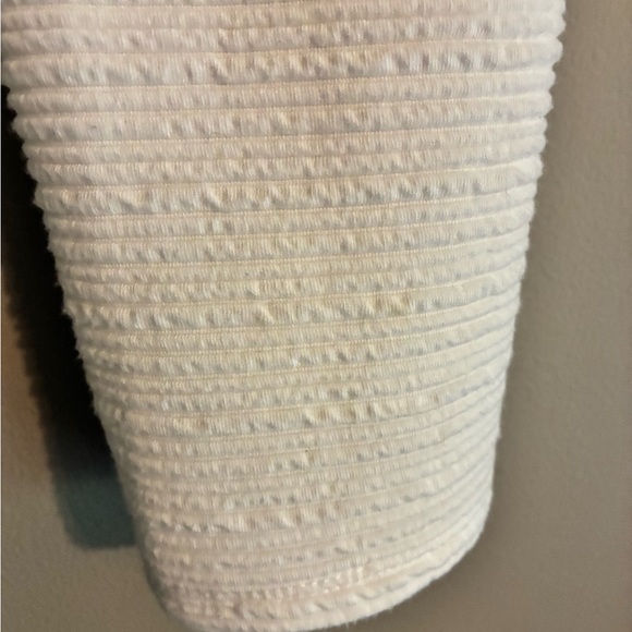 Calvin Klein Ivory Ribbed Knit Top - Picture 7 of 7